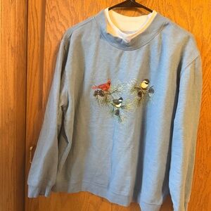Women's embroidered sweatshirt